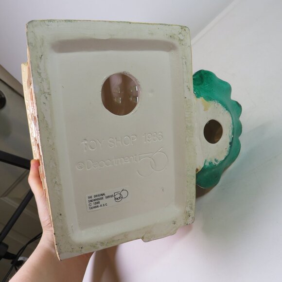 Vintage Department 56 Original Snow Village "Toy Shop" #5073-3,1986-1990 Retired - Picture 15 of 16